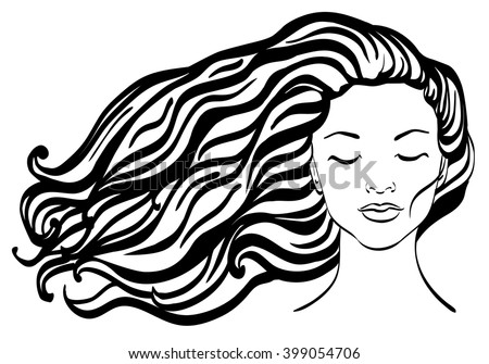 Line Art Hair : Download beatiful girls wallpaper wallpoper