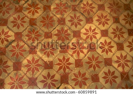 old english letter ceramic tile
