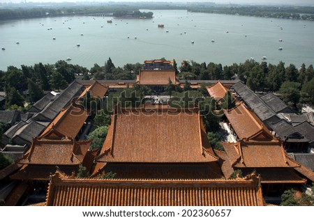 Kunming Lake in the Summer Palace, Beijing, China