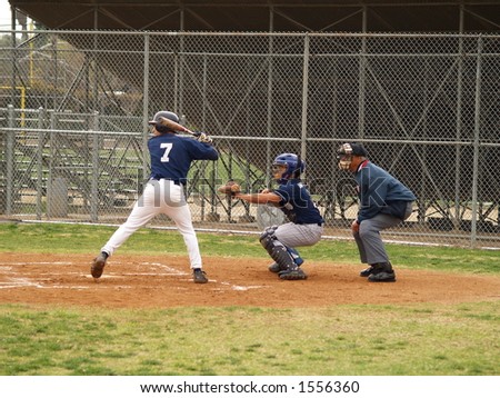 Baseball catcher and umpire