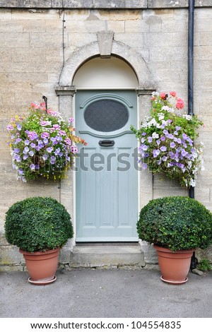Front Door of a London Town House