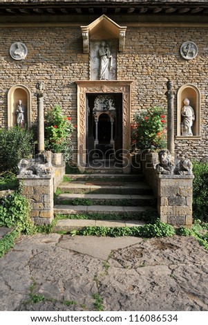 Entrance of an Old English Christian Chapel