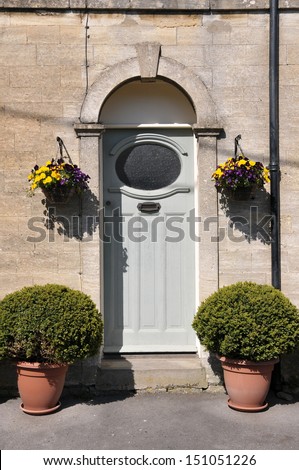 Front Door of an English Town House