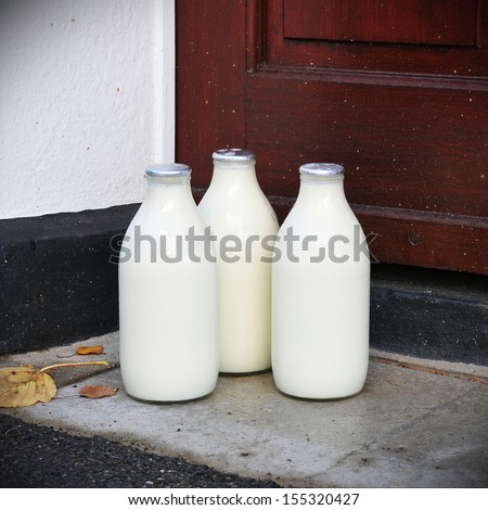 Milk Delivery on a Doorstep