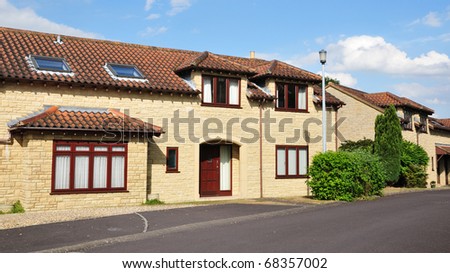 Attractive Detached House on a Typical English Suburban Residential Property Development