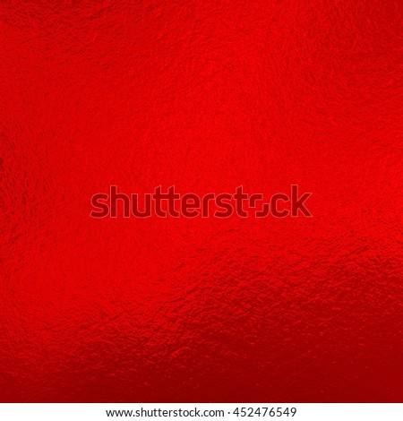 Red metallic foil