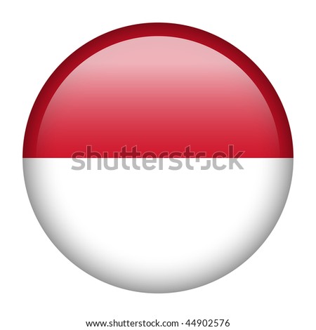 stock photo : Flag button