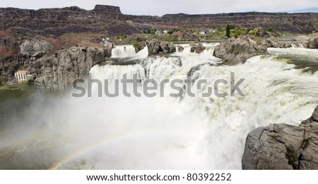 Shoshone Falls near Twin Falls, Idaho during spring run off, Snake River