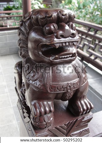Lion Wood Carvings