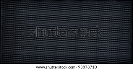 Background sheet of metal covered