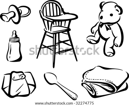 Various Baby Items Stock Photo 32274775 : Shutterstock