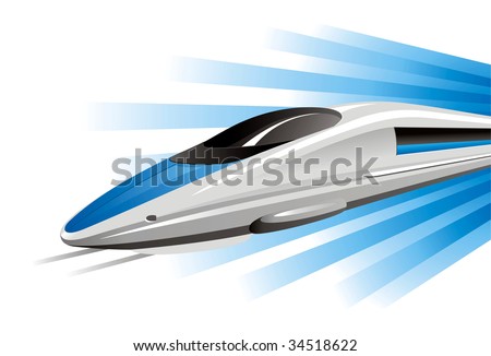 Bullet Train Vector