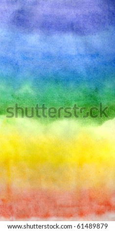 Iridescent background. Water color painting. A basis for design
