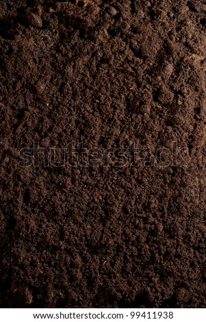 Close-up of organic soil. Can be used as background.