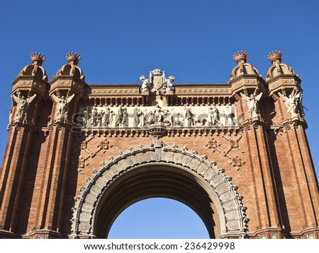 Arch of Triumph, Barcelona Spain