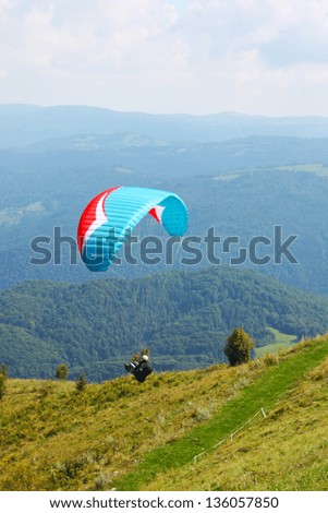 Hang gliding in Slovenia, Europe