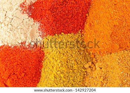 Spice mix background