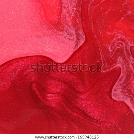 abstract background of the pink nail polish with splatters