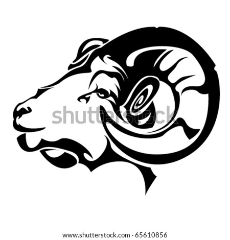 Tribal Ram Tattoos