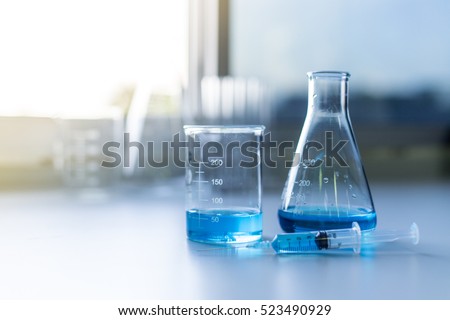 Experiment chemical in Lab.