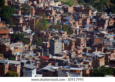 stock photo Rocinha favela Rio de Janeiro Brazil