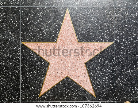 Hollywood Star Empty