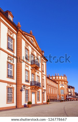 The palace of Wiesbaden Biebrich, Germany
