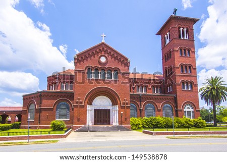 famous cathedral of the immaculate conception in Lake Charles