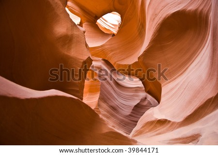 lower Antelopes Canyon, slot canyon near page, part of \