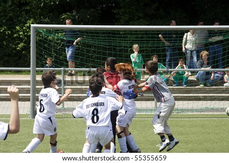 SCHWALBACH, GERMANY - JUNE 02: Football Tournament, BSC Schwalbach CUP, game Children E-Class Tournament - BSC Schwalbach - Winner , June 02,2007 in Schwalbach, Germany