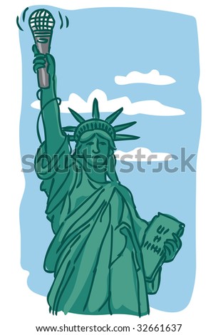 the statue of liberty torch. Statue of Liberty holding