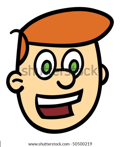 Cartoon Mans Head