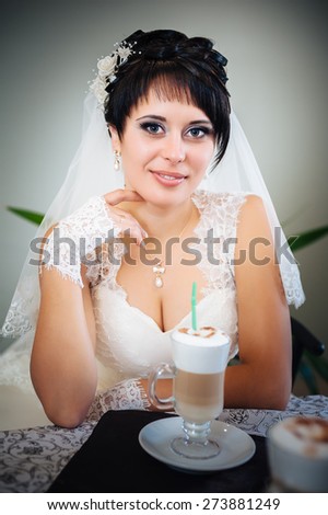 bride in a cafe. sensual happy married couple in restaurant. summer holidays, love, travel, tourism, relationship and dating concept - romantic in the cafe