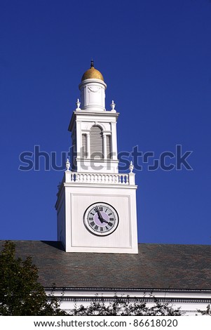 Clock tower City Hall Burlington Vermont U.S.A.