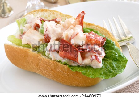 Lobster on a roll