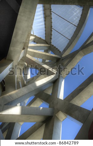 BEIJING - SEPTEMBER 8: Bird's nest on September 8, 2011. The Bird's Nest is a stadium in Beijing, China that was build and used in the 2008 Summer Olympics.