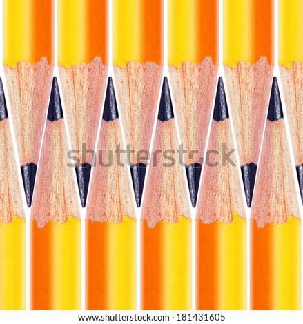 Pattern of grey pencils