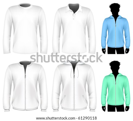 Free Vectorshirt on Stock Vector Vector T Shirt Polo Shirt And Sweatshirt Design Template