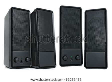 Compact Audio systems for mobile phones, computer and laptops with amplifier.