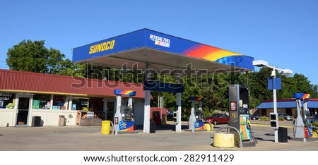 ANN ARBOR, MI - SEPTEMBER 7: Sunoco, whose west Ann Arbor store is shown on September 7, 2014, has over 4,700 outlets.