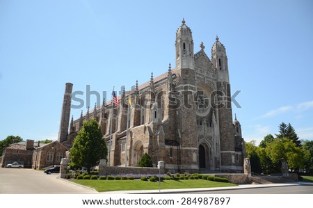 TOLEDO, OH - JUNE 2:  Toledo\'s Our Lady, Queen of the Most Holy Rosary Cathedral, shown on June 2, 2015, serves the diocese of Toledo.