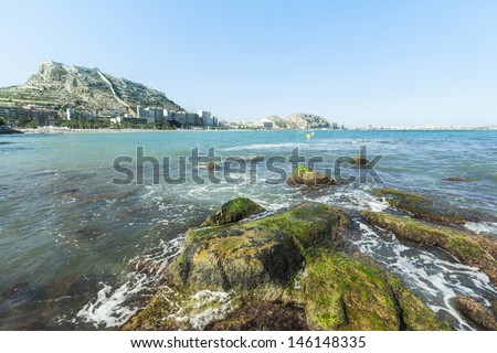 Alicante the popular summer holiday destination on Costa Blanca in Spain