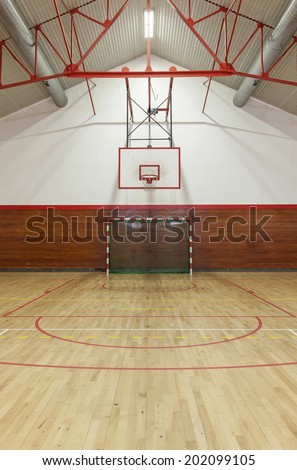 View from center court in old gym