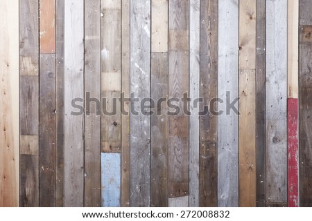 Background of reclaimed timber for a modern rustic look
