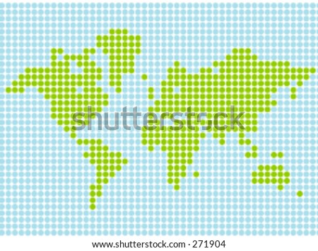 world map vector image. world map in vector format