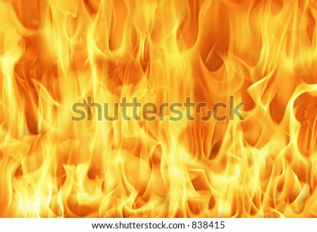 stock photo : Fire and flames background ( Huge high res file )