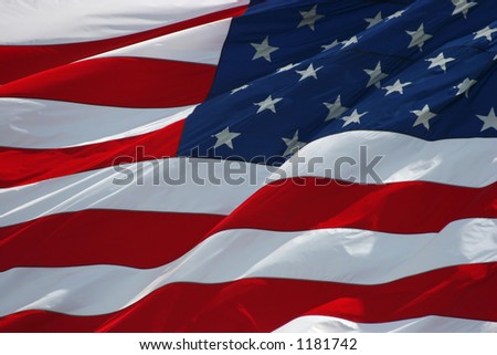 american flag background. stock photo : American flag