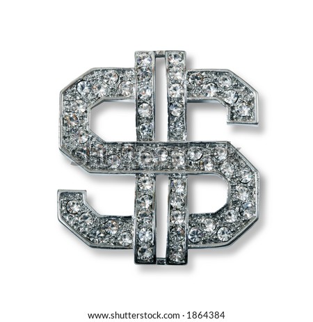 dollar sign. dollar sign bling jewelry