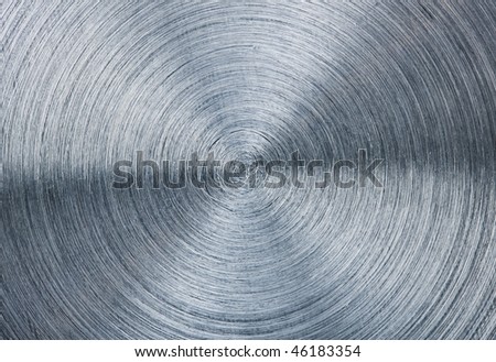 Macro of polished metallic surface