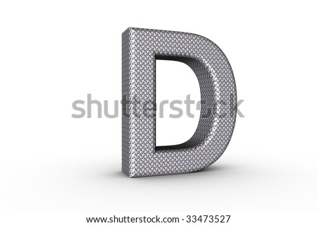 Diamond Alphabet D